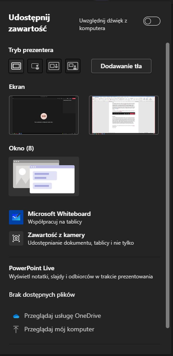 Jak udostępnić ekran krok po kroku
