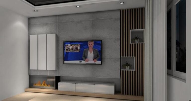 Stylowe pomysły na aranżację ściany z telewizorem, które odmienią Twój salon