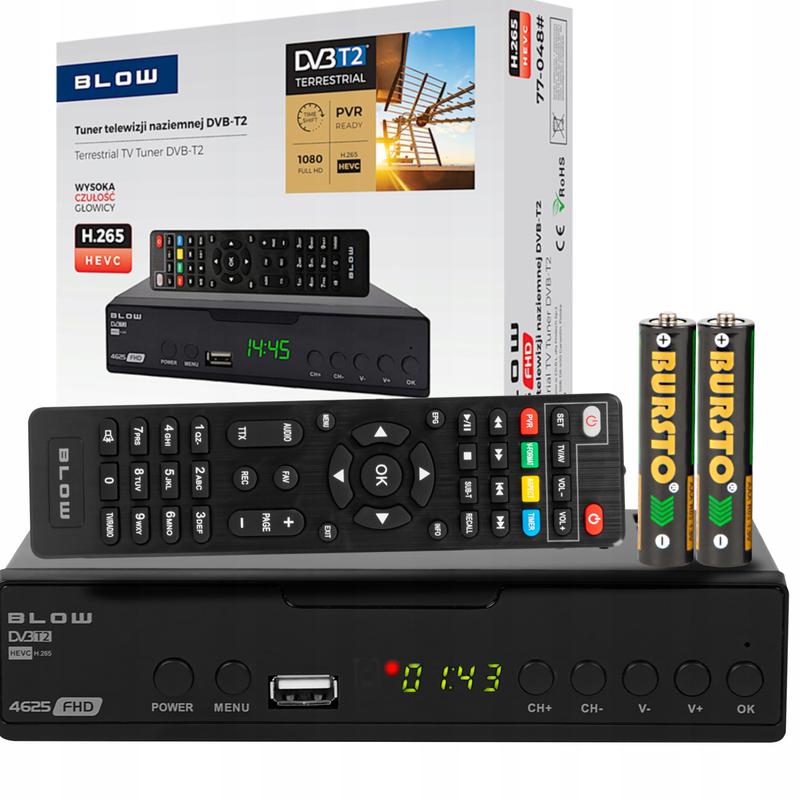 Konfiguracja dekodera DVB-T2