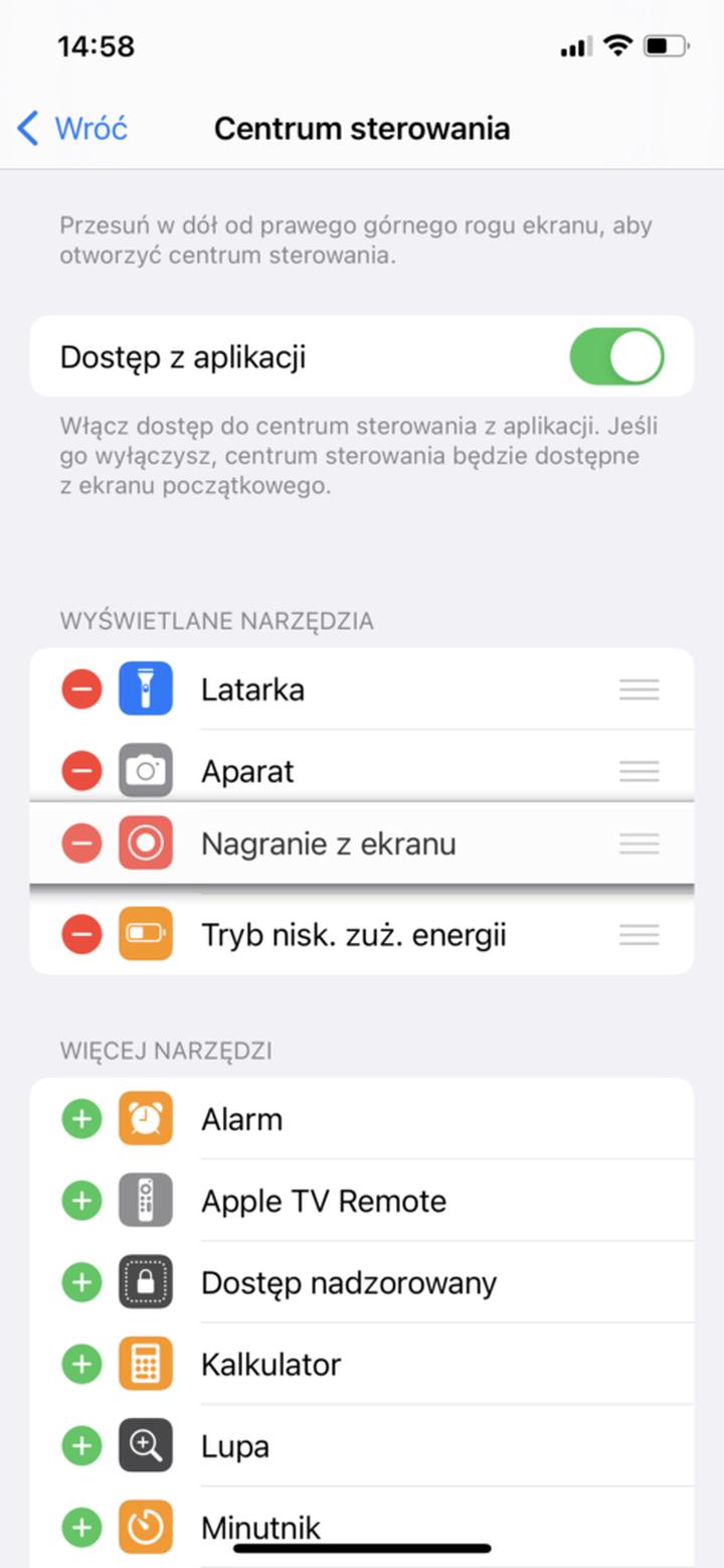 Nagrywanie ekranu w macOS