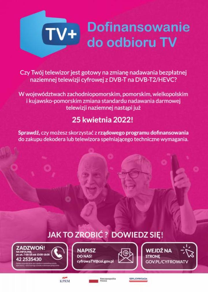 Przejście na DVB-T2 HEVC