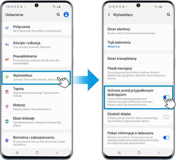 Konfiguracja blokady ekranu